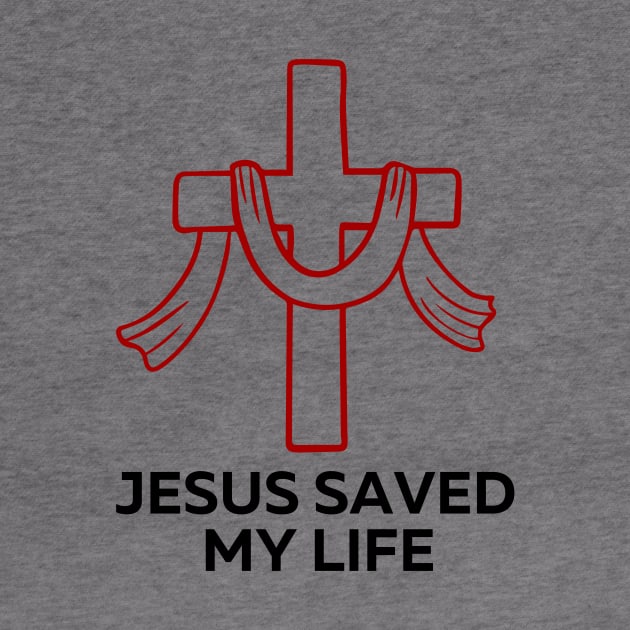 Jesus Saved My Life | Christian Saying by All Things Gospel